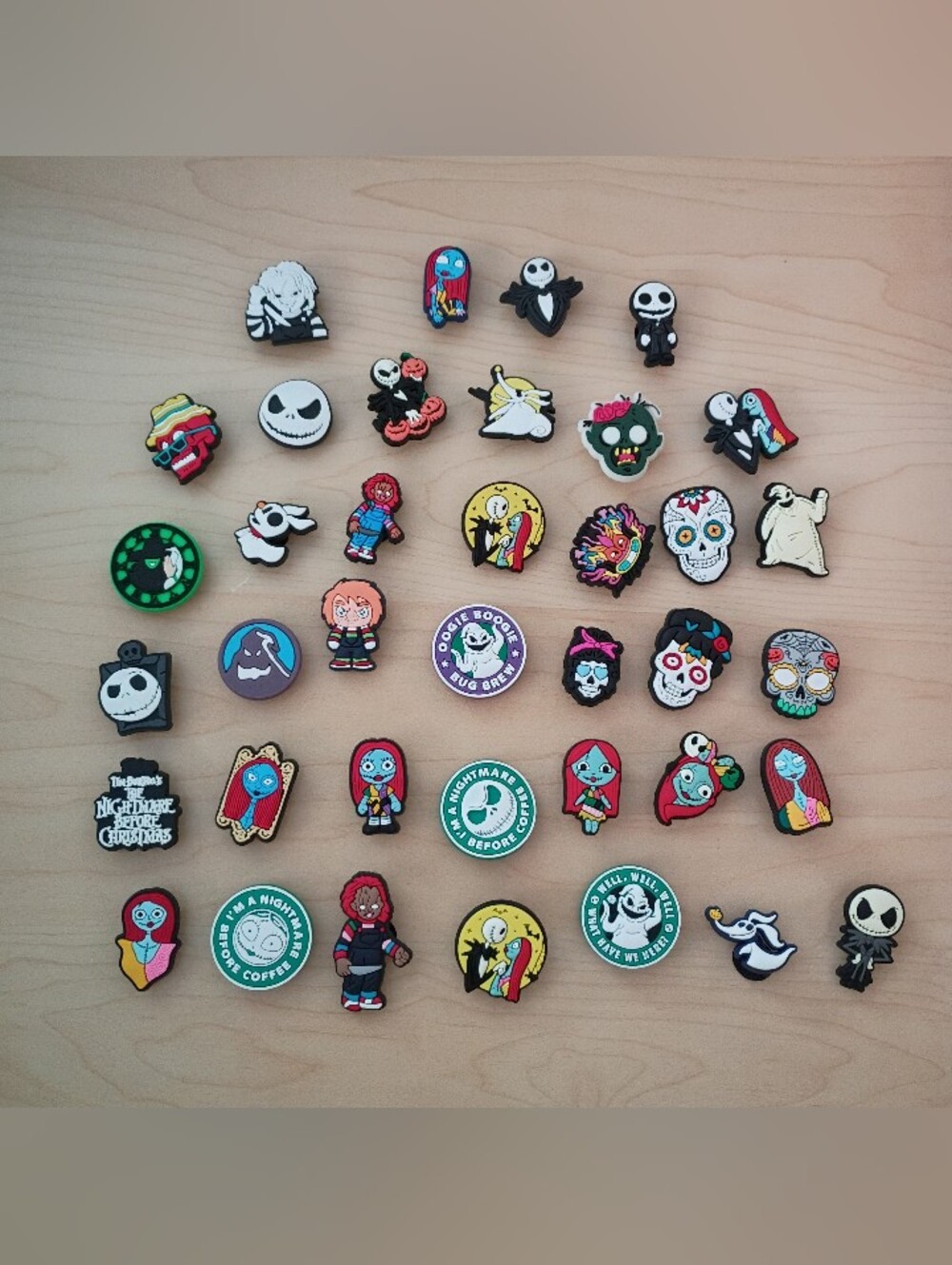 10/$10 Jibbitz Croc Charms - Mix/Match - Halloween N.B.C., Chucky, Etc. - New